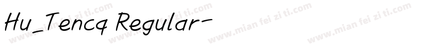 Hu_Tencq Regular字体转换
